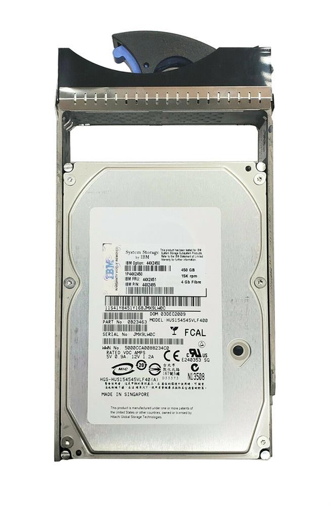 44X2450-01 IBM 450GB 15000RPM Fibre Channel 4Gbps E-DDM 3.5-inch Internal Hard Drive