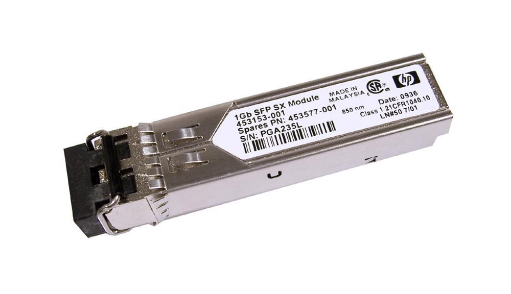 453577-001 HP BLc Virtual Connect 453151-B21 1Gbps 1000Base-SX Multi-mode Fiber 550m 850nm Duplex LC Connector SFP Transceiver Module