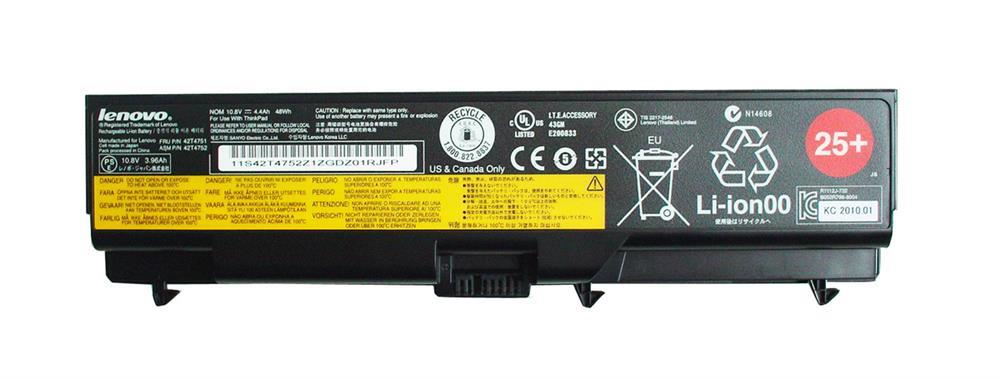 45T4790 IBM Lenovo 4400mAh 6-Cell Battery for ThinkPad T410 T510 Edge 14 (Refurbished)