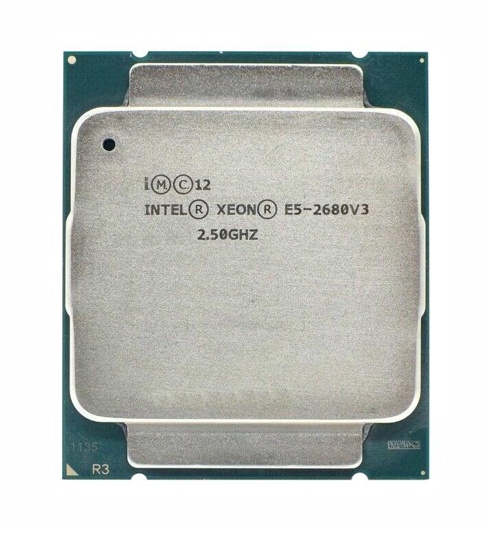 462-9840 Dell 2.50GHz 9.60GT/s QPI 30MB L3 Cache Intel Xeon E5-2680 v3 12 Core Processor Upgrade