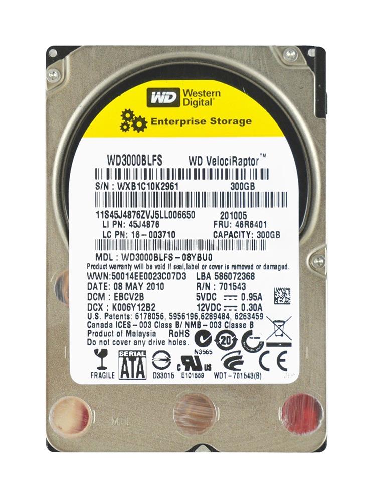 46R6401 IBM 300GB 10000RPM SATA 3Gbps 2.5-inch Internal Hard Drive for ThinkStation