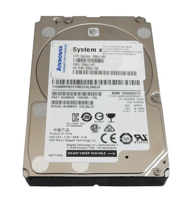46W0877 Lenovo 1TB 7200RPM SATA 6Gbps Hot Swap 2.5-inch Internal Hard Drive