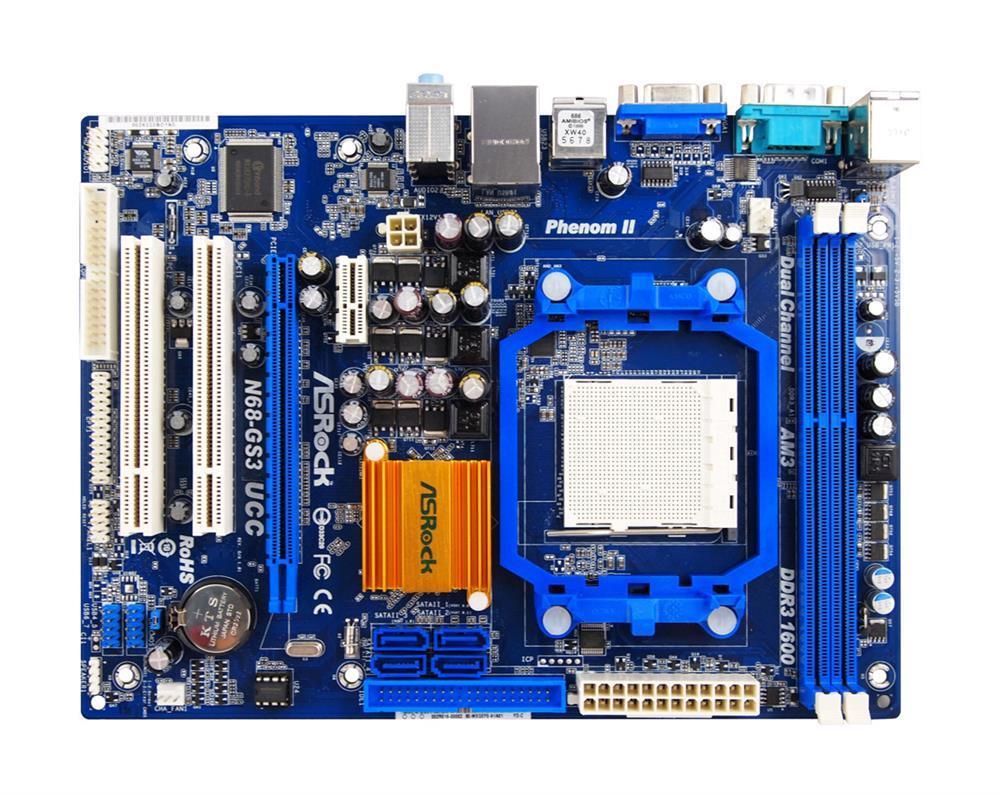 4711140876344 ASRock Socket AM3 Nvidia GeForce 7025/ nForce 630a Chipset AMD Phenom II X6/ Phenom II X4/ Phenom II X3/ Phenom II X2/ AMD Athlon II X4/ Athlon II X3/ Athlon II X2 Processors Support DDR2 2x DIMM 4x SATA2 3.0Gb/s Micro-ATX Motherboard (Refurbished)
