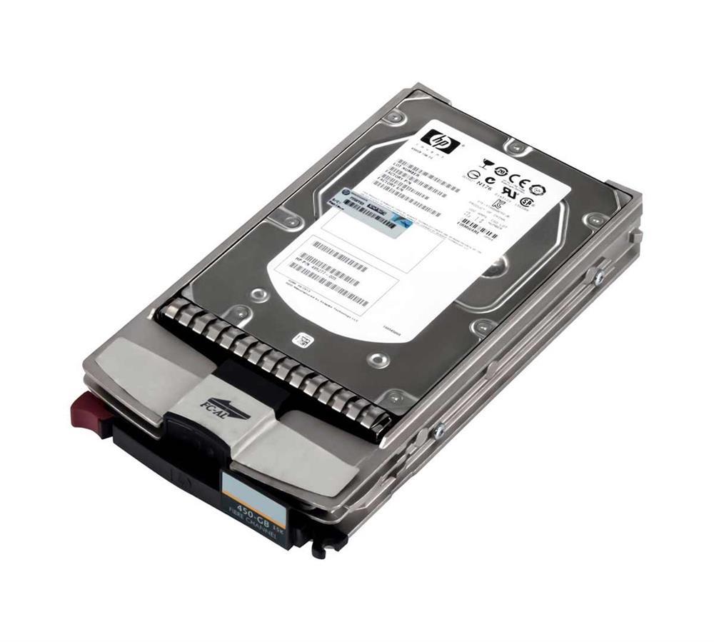 495277-005-M6412 HP 450GB 15000RPM Fibre Channel 4Gbps Dual Port Hot Swap 3.5-inch Internal Hard Drive