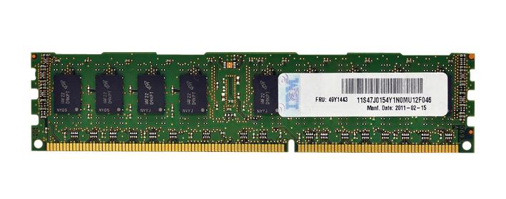 49Y1443 IBM 2GB PC3-10600 DDR3-1333MHz ECC Registered CL9 240-Pin DIMM Dual Rank Memory Module