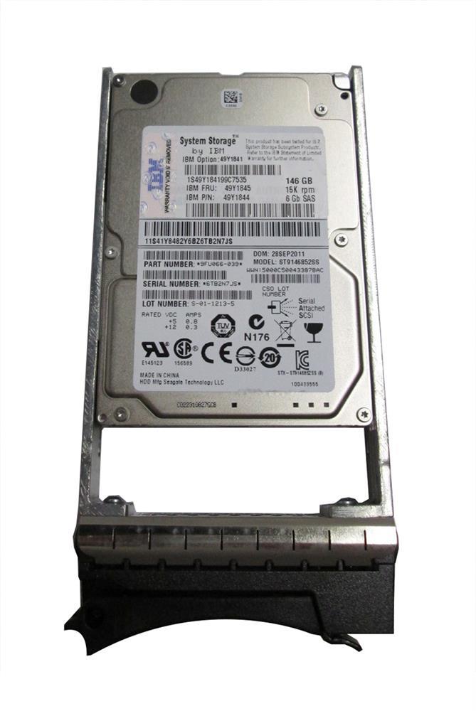 49Y1844 IBM 146GB 15000RPM SAS 6Gbps 16MB Cache 2.5-inch Internal Hard Drive