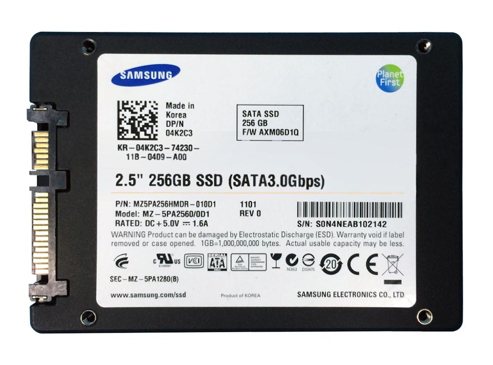 MZ-7TE2560 Samsung PM851 256GB SATA 6.0 Gbps SSD