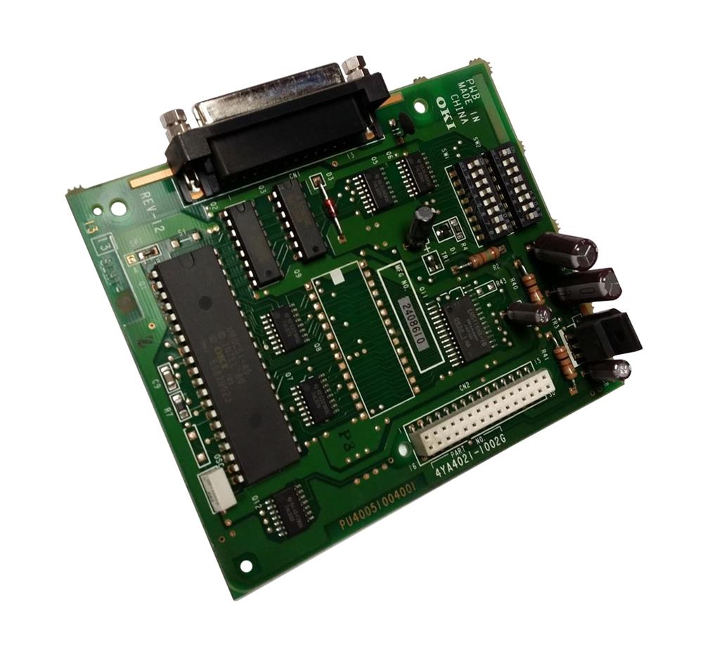 4YA40211002G OkiData SLHI PCBA Serial Card for MK184 Turbo, ML186 (Refurbished)