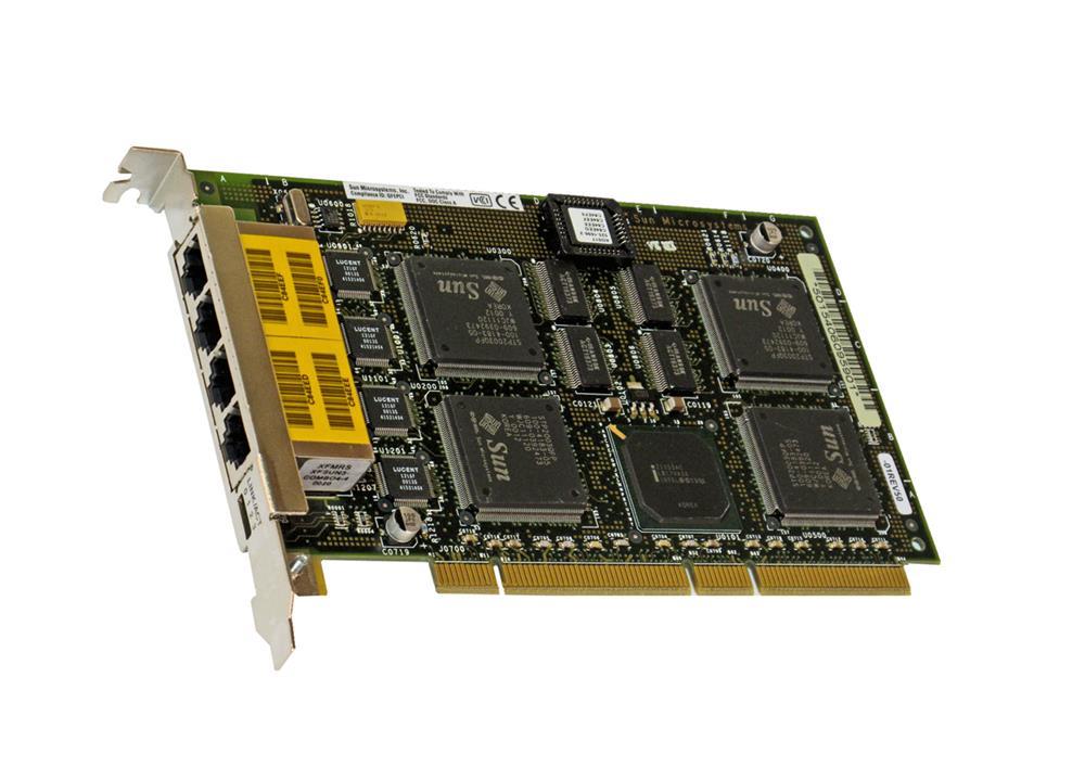 501-5406 Sun 1Gbps Quad Ports Fast Ethernet PCI Adapter Card for Sun Ultra 5