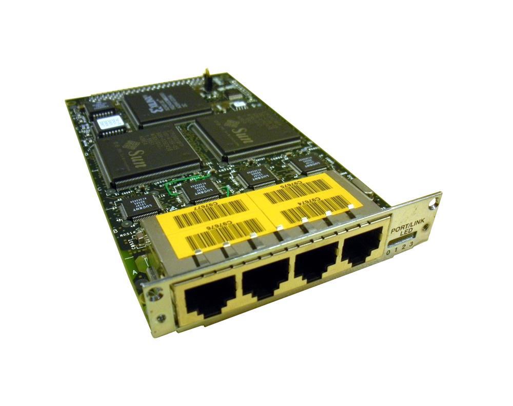 501-5443 Sun 100baseT Quad Fast Ethernet SBus Adapter for SPACRcenter 2000E