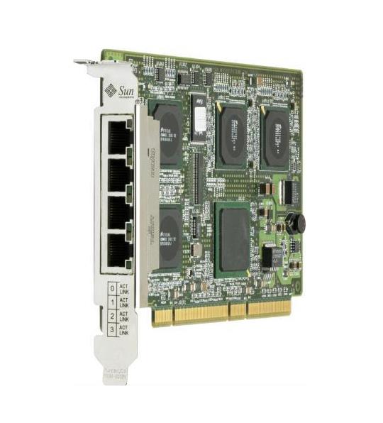 501-6738 Sun Quad Port GigaSwift PCI-X Ethernet (QGE-X) Network Adapter for Ultra Fire Blade Netra and Enterprise Series Server