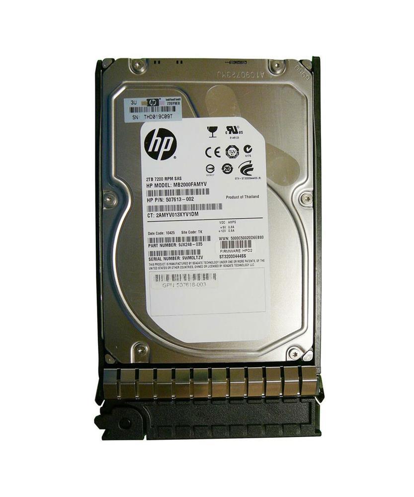 5050595 EMC 2TB 7200RPM SAS 6Gbps 64MB Cache (512e) 3.5-Inch Enterprise Hard Drive 005050595