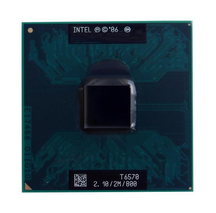 513598-001 HP 2.10GHz 800MHz FSB 2MB L2 Cache Intel Core 2 Duo T6570 Mobile Processor Upgrade