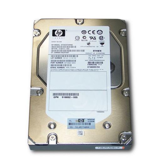 516829-B21 HP 600GB 15000RPM SAS 6Gbps Dual Port Hot Swap 3.5-inch Internal Hard Drive
