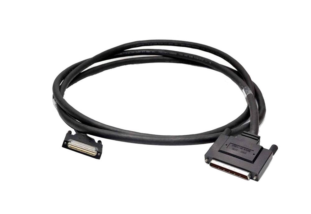 5183-2675 HP SCSI Interface Cable with thumbscrews on both ends 68-pin Very High Density (M) to 68-pin High Density (M) 128 ohms (8.2ft) long