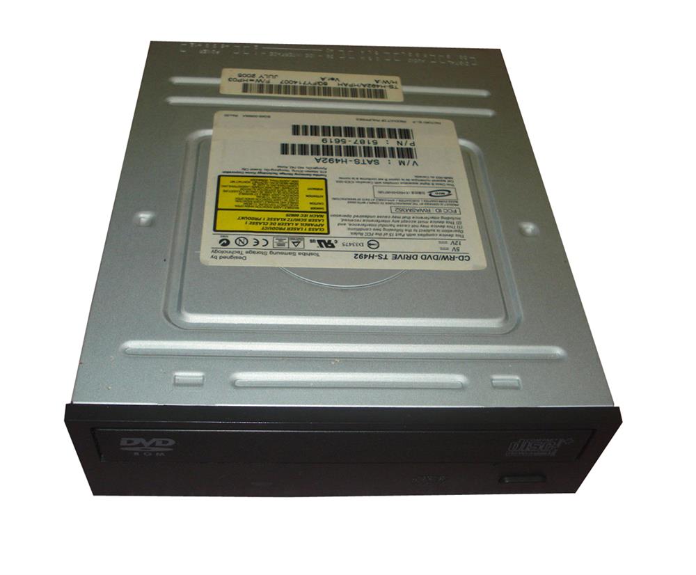 5187-5619 HP 48x32x48/16x DVD-ROM/CD-RW IDE Combo Optical Drive (Black)