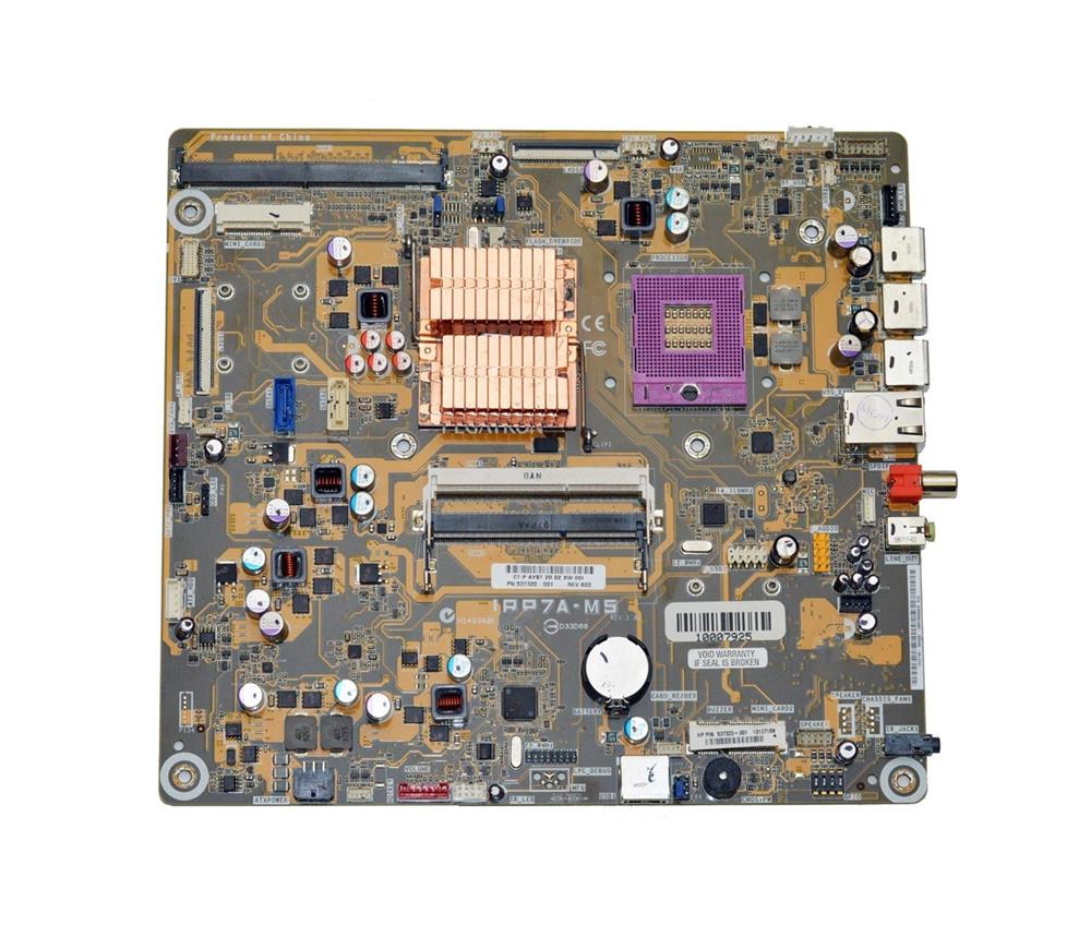 537320-001 HP System Board (Motherboard) for TouchSmart 600 All-in-One Desktop PC (Refurbished)