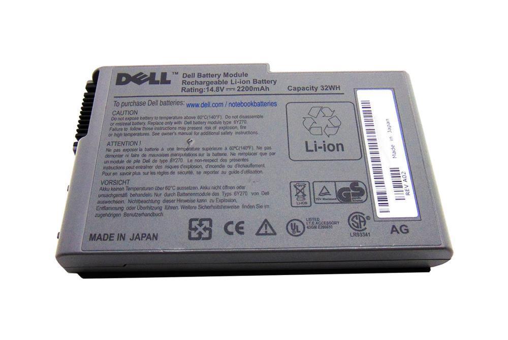 5X905 Dell 14.8V 32WHr 4 Cell Lithium Battery (Refurbished)