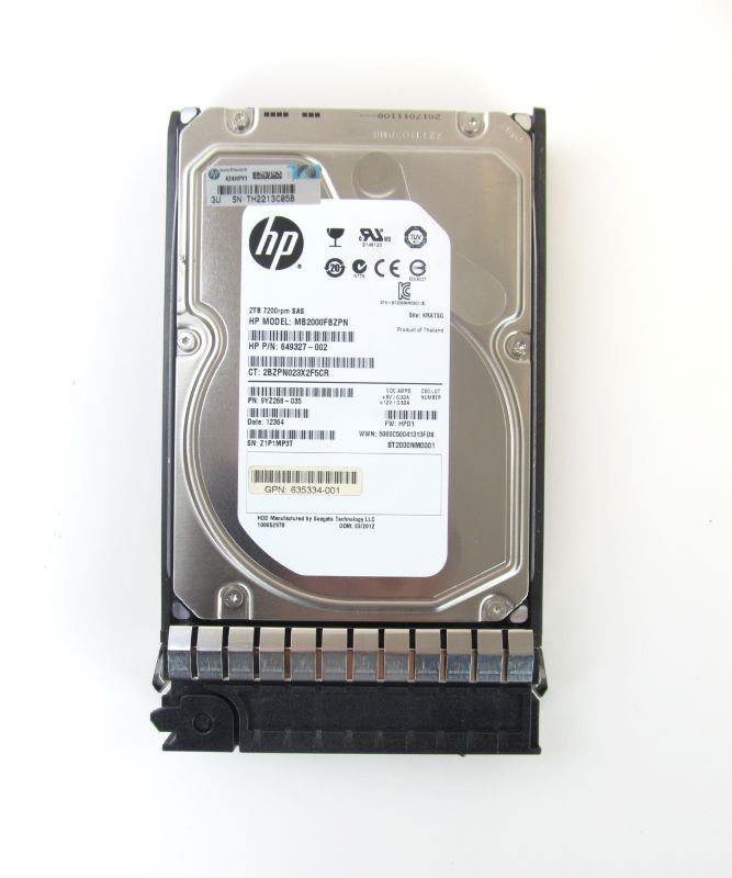 602119 HP 2TB 7200RPM SAS 6Gbps 3.5-inch Internal Hard Drive