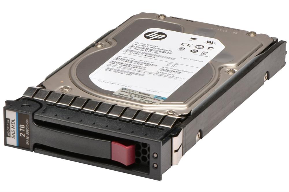 604091-001 HP 2TB 7200RPM SAS 6Gbps Dual Port Midline Hot Swap 3.5-inch Internal Hard Drive