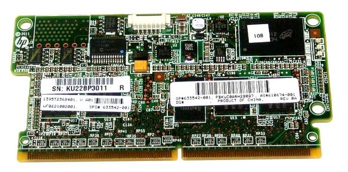 610674-001 HP 1GB Flash-Backed Write Cache (FBWC) 244-Pin DDR3 Mini-DIMM Memory Module for HP Smart Array P-Series Controller Card