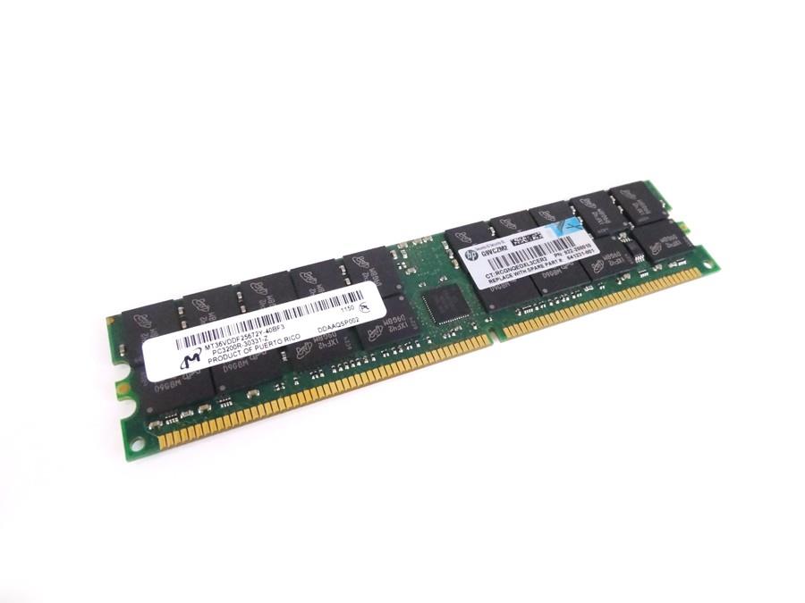 641231-001 HP 2GB PC2-3200 DDR2-400Mhz ECC Registered CL3 240-Pin 3PAR F-Class Data Cache DIMM Memory Module