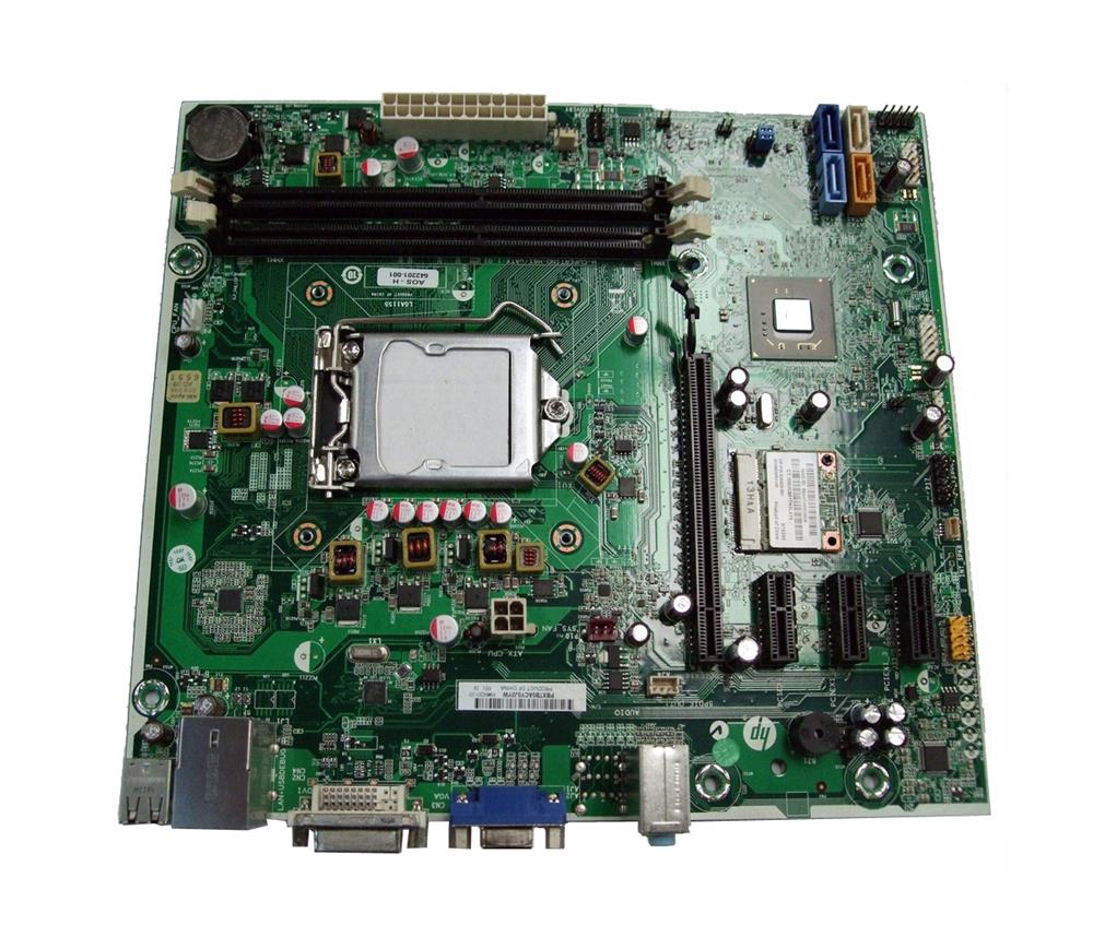 642201-001 HP Socket LGA 1155 Intel Core i3 Processors Support DDR3 2x DIMM ATX Motherboard for Pro 3300 Series MT (Refurbished)