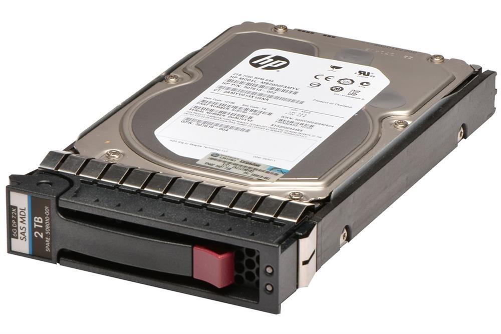 653948-001 HP 2TB 7200RPM SAS 6Gbps Dual Port Midline Hot Swap 3.5-inch Internal Hard Drive