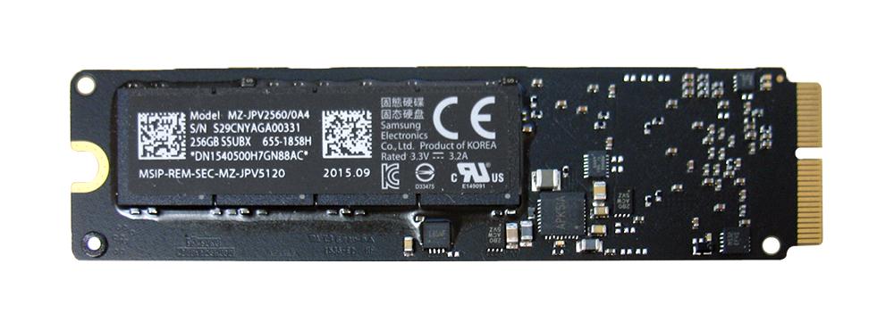 655-1858H Apple 256GB MLC PCI Express 3.0 x4 SSUBX Internal Solid State Drive (SSD) for MacBook (Selected Models)