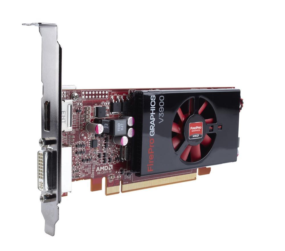 677982-001 HP AMD FirePro V3900 1GB DDR3 DisplayPort / DVI PCI-Express 2.1 x16 Video Graphics Card