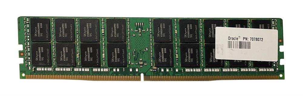 7078072-AM Oracle 32GB PC4-17000 DDR4-2133MHz Registered ECC CL15 288-Pin Load Reduced DIMM 1.2V Quad Rank Memory Module