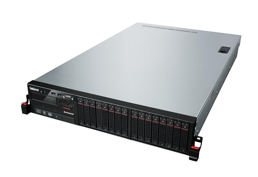70B10008UX Lenovo ThinkServer RD640 2U Rack Server - 1 x Intel Xeon E5-2670 v2 Deca-core (10 Core) 2.50 GHz (Refurbished)