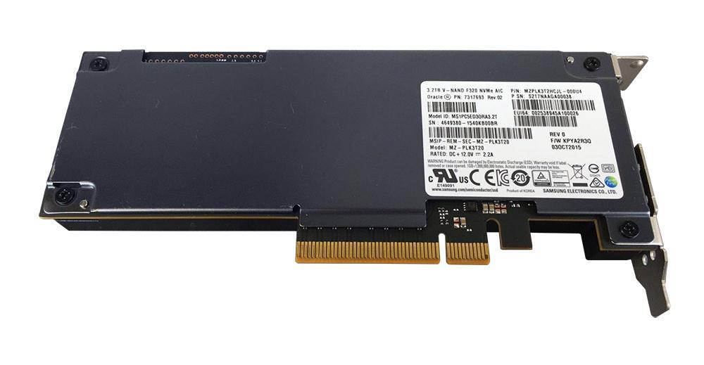 7113825G Sun Oracle F320 3.2TB PCI Express 3.0 NVMe Flash Accelerator Add-in Card Solid State Drive (SSD)
