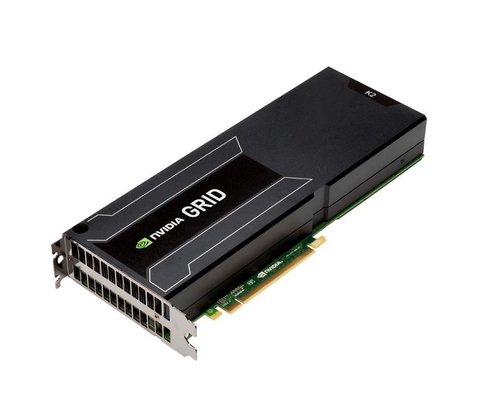 729851-B21 HP Nvidia Grid K2 Dual GPU PCI-Express Video Graphics Processing Unit (GPU)