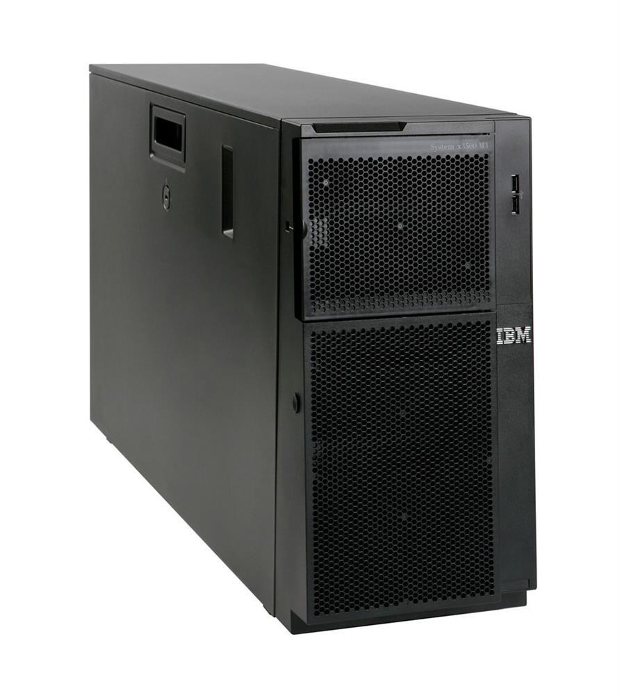 738032U IBM System x3500 M3 5U Tower Server 1 x Xeon E5506 2.13 GHz 2 Processor Support 4GB Standard/192GB Maximum RAM DVD-Reader (Refurbished)