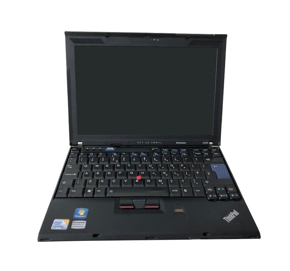 745496U IBM ThinkPad X200 7454-96U C2d/2.4 12.1w 2GB 160GB Dvdr Wls Wvb-xpp (Refurbished)