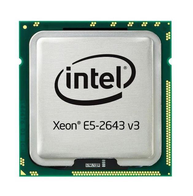755406-L21 HP 3.40GHz 9.60GT/s QPI 20MB L3 Cache Intel Xeon E5-2643 v3 6 Core Processor Upgrade for ProLiant DL360 Gen9 Server