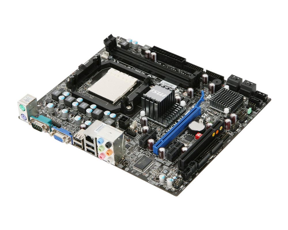 760GM-P33-R MSI Socket AM3 AMD 760G + SB710 Chipset AMD Phenom II/ AMD Athlon Processors Support DDR3 2x DIMM 6x SATA 3.0Gb/s ATX Motherboard (Refurbished)