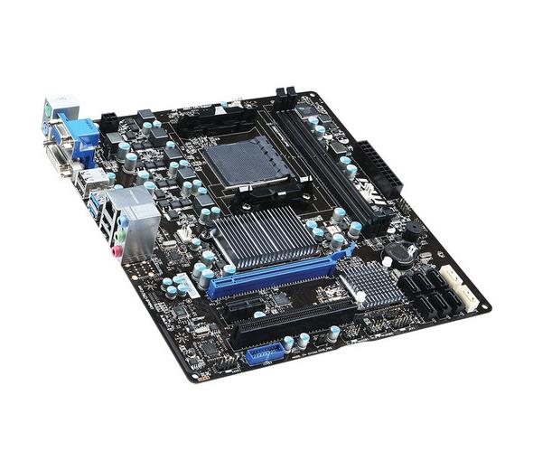 760GMA-P34 (FX) MSI Socket AM3 AMD 760G + SB710 Chipset AMD Phenom II X6/X4/X3/X2, Athlon II X4/X3/X2 AMD Sempron Processors Support DDR3 2x DIMM 6x SATA 3.0Gb/s Micro-ATX Motherboard (Refurbished)