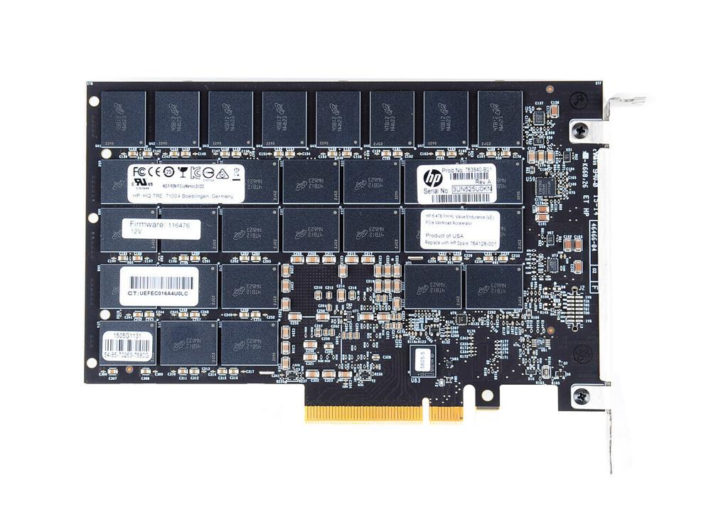 763840-B21 HP 6.4TB FH/HL Value Endurance (VE) PCI Express 2.0 x8 Workload I/O Accelerator Card
