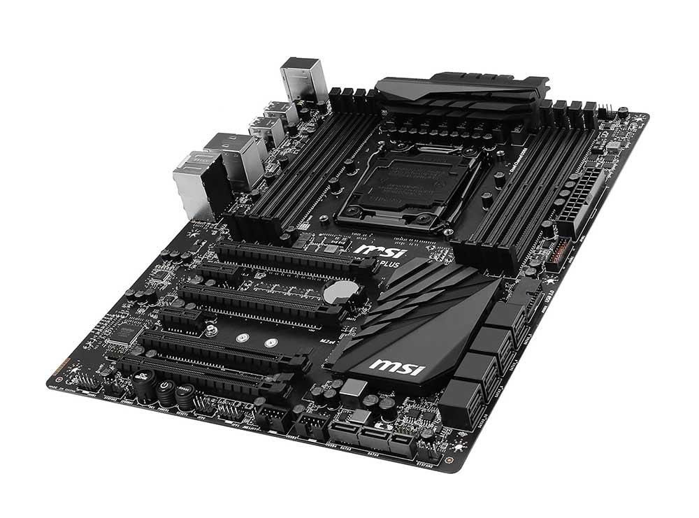 7885-002R MSI X99S SLI PLUS Socket LGA 2011-3 Intel X99 Chipset Core i7 Extreme Edition Processors Support DDR4 8x DIMM 1x SATA 6.0Gb/s ATX Motherboard (Refurbished)