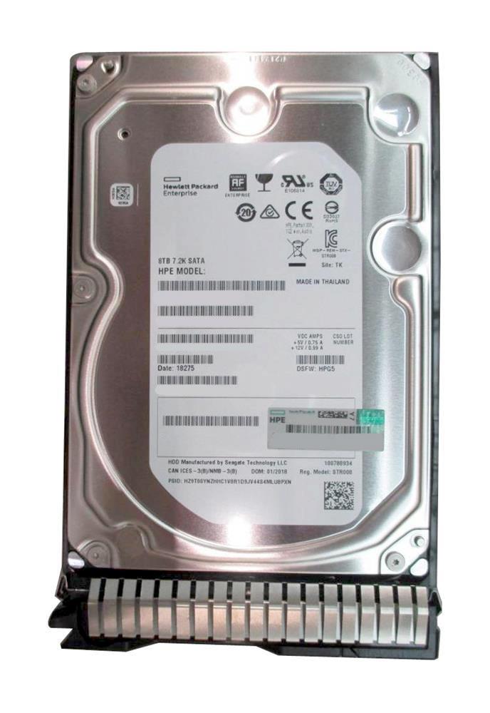 793703R-B21#0D1 HP 8TB 7200RPM SAS 12Gbps 3.5-inch Internal Hard Drive with Smart Carrier