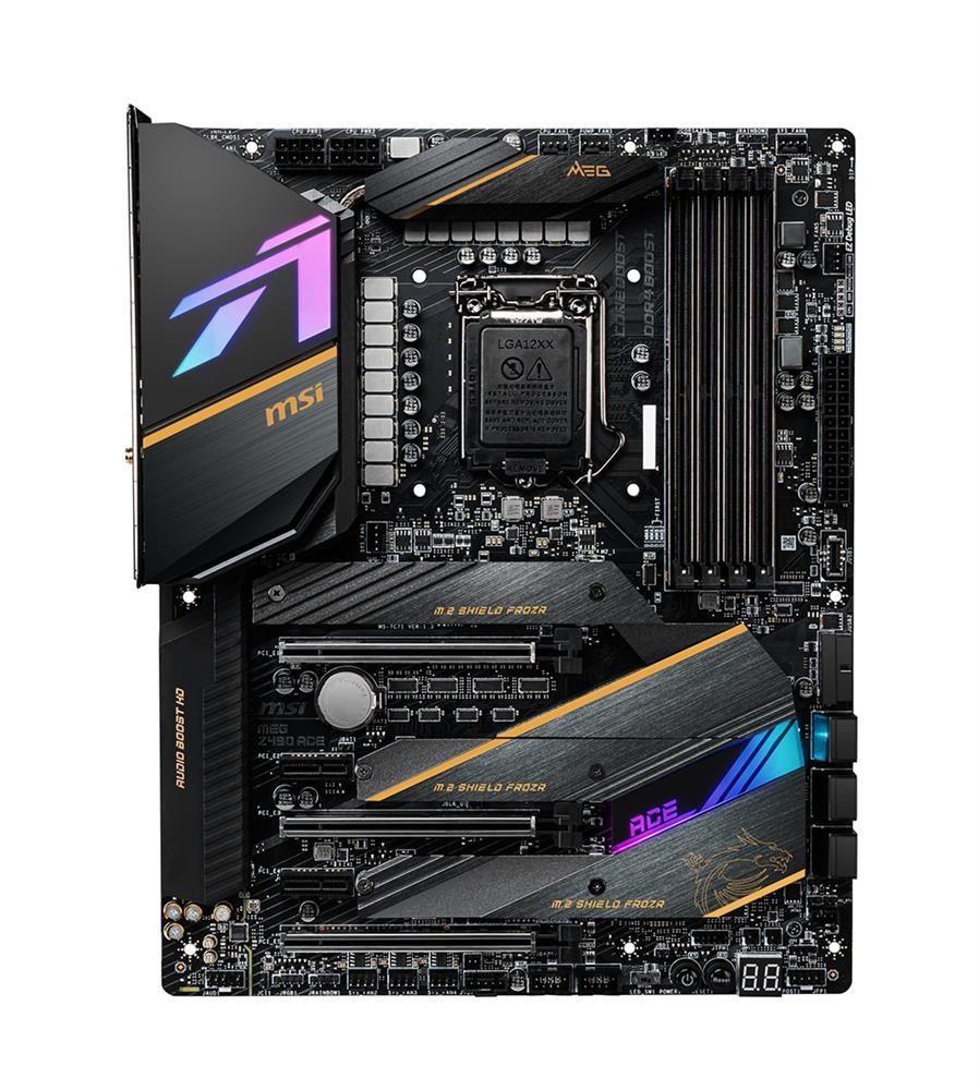 7C77-007R MSI MEG Z490I UNIFY Socket LGA 1200 Intel Z490 Chipset Intel Core i9 Processors Support DDR4 2x DIMM 4x SATA3 Mini-ITX Motherboard (Refurbished)