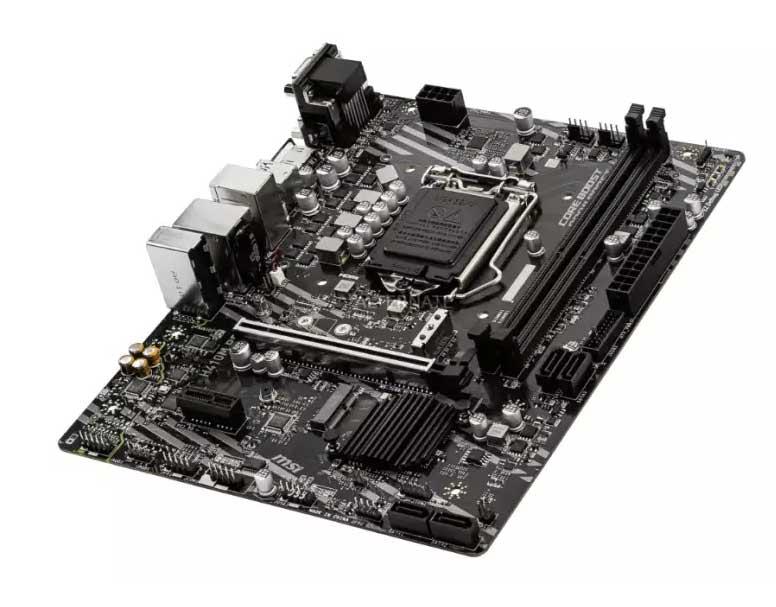 7C89-007R MSI H410M PRO Socket LGA 1200 Intel H410 Chipset Core / Pentium / Celeron Processors Support DDR4 2x DIMM 4x SATA3 6.0Gb/s Micro-ATX Motherboard (Refurbished)