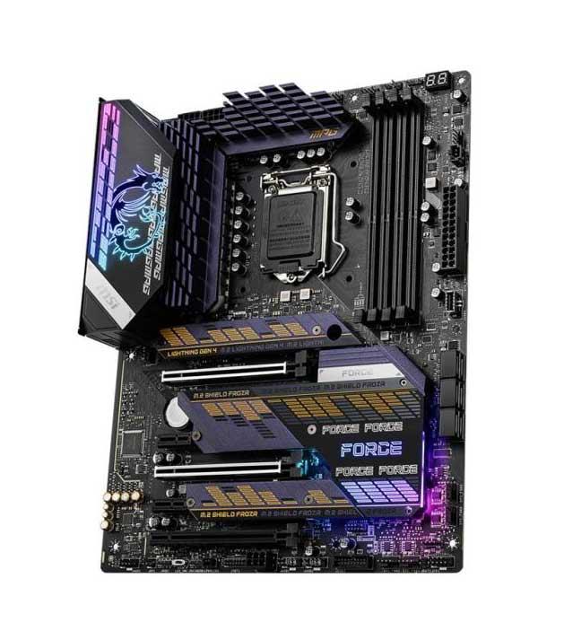 7D06-003R MSI MPG Z590 GAMING FORCE Socket LGA 1200 Intel Z590 Chipset Core / Pentium Gold / Celeron Processors Support DDR4 4x DIMM 6x SATA3 6.0Gb/s ATX Motherboard (Refurbished)