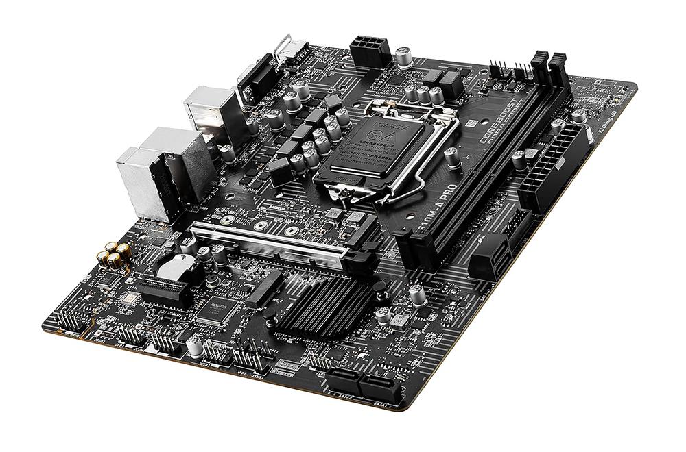 7D22-011R MSI H510M PRO Socket LGA 1200 Intel H510 Chipset Core / Pentium Gold / Celeron Processors Support DDR4 2x DIMM 4x SATA3 6.0Gb/s Micro-ATX Motherboard (Refurbished)