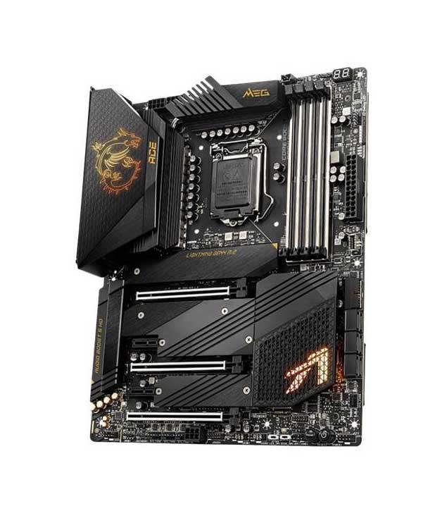 7D38-001R MSI MEG Z590 UNIFY Socket LGA 1200 Intel Z590 Chipset Core / Pentium Gold / Celeron Processors Support DDR4 4x DIMM 6x SATA3 6.0Gb/s ATX Motherboard (Refurbished)