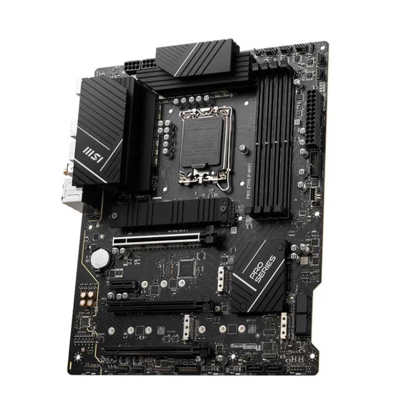 7E06-001R MSI PRO Z790-P WIFI Socket LGA 1700 Intel Z690 Chipset Intel Core/ Pentium Gold/ Celeron Processors Support DDR4 4x DIMM 6x SATA 6.0Gb/s ATX Motherboard (Refurbished)
