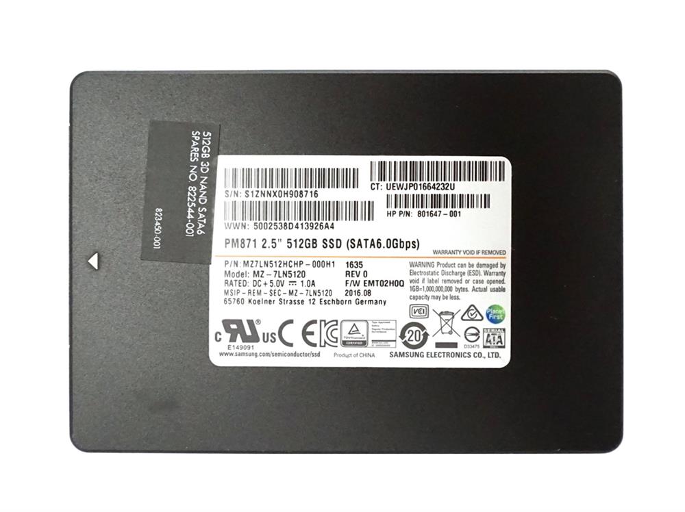 801647-001 HP Solid State Drive