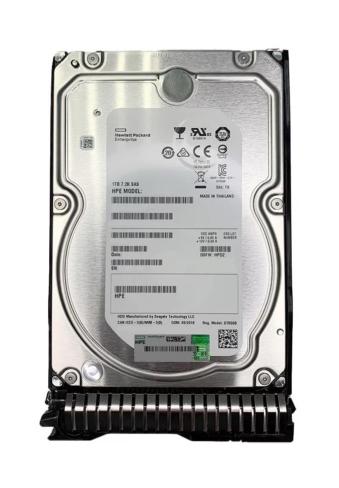 818365-B21 HPE 2TB 7200RPM SAS 12Gbps Midline Hot Swap 3.5-inch Internal Hard Drive with Smart Carrier